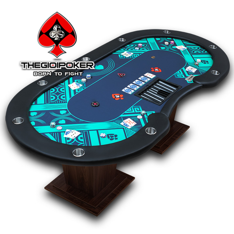 Bàn poker Maverick được thiết kế dành cho 9 đến 10 người chơi