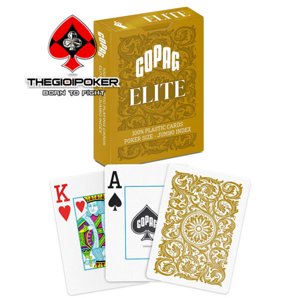 Bài Poker Copag ELITE Gold chính hãng