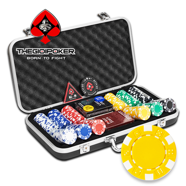 Bộ Phỉnh Poker 300 Chip Poker ABS cao cấp chính hãng