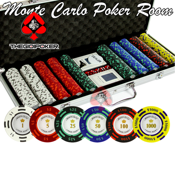 phỉnh poker 500 chip poker clay có số cao cấp