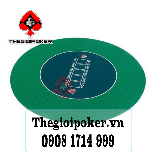 Thảm poker tròn cao su cao cấp T4
