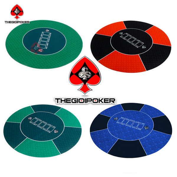 thảm poker cao su tron cao cap đẳng cấp quốc tế