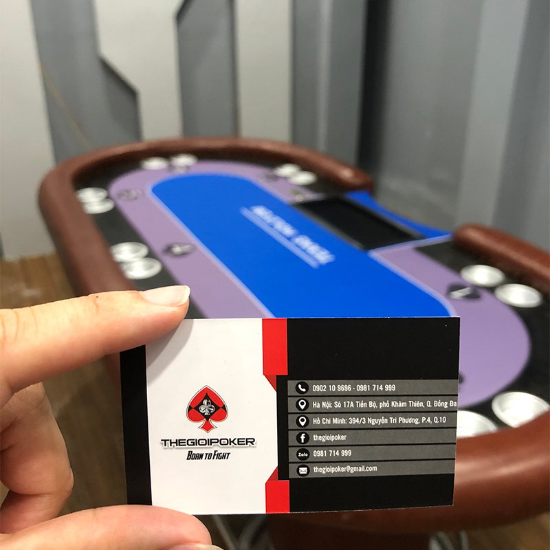 bàn poker được thegioipoker thiết kế riêng theo yêu cầu từng khách hàng