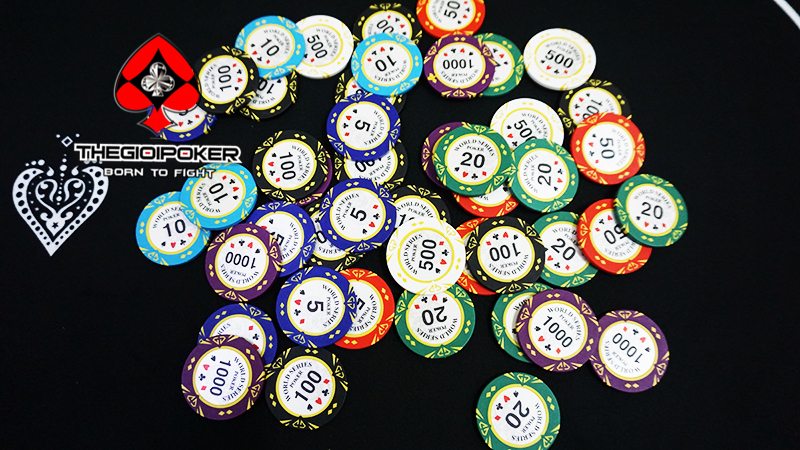 Phỉnh poker clay world series poker được thiết kế đơn giản nhưng sang trọng