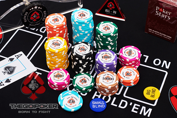 Chip Poker Knight được làm từ chất liệu Clay cao cấp an toàn cho người chơi