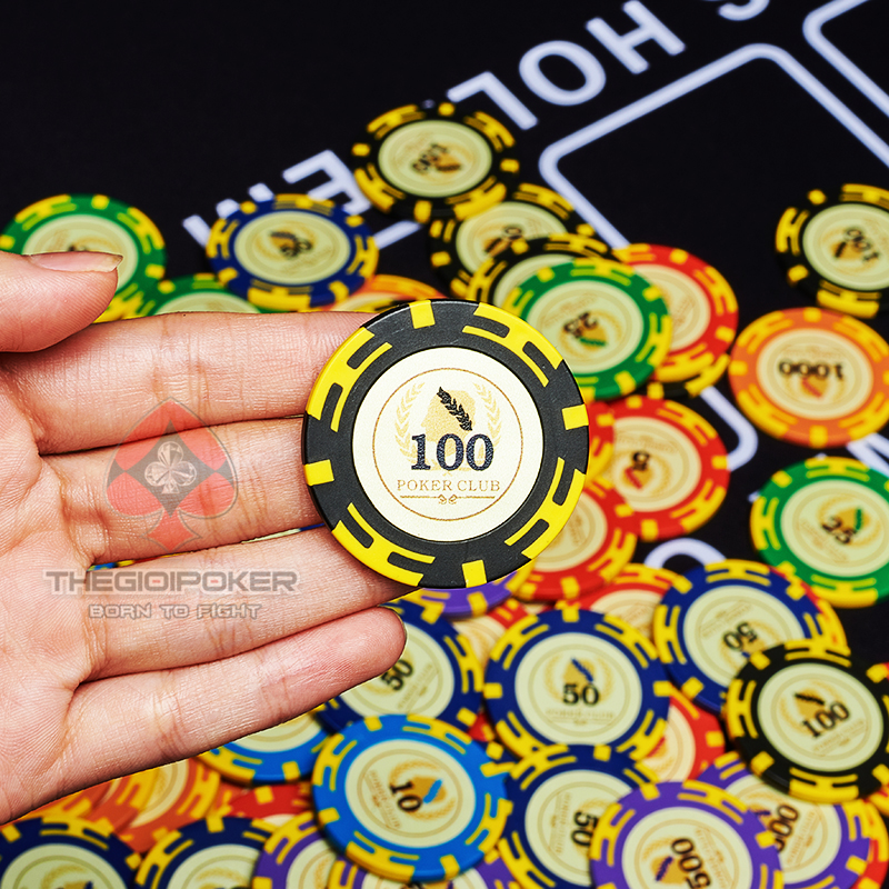 Chip poker clay poker club rất đẹp