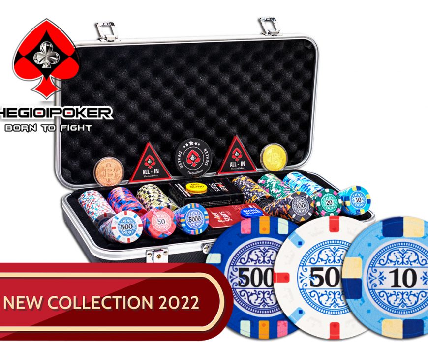 Bộ Chip Poker 300 phỉnh High-Roller Ceramic cao cấp