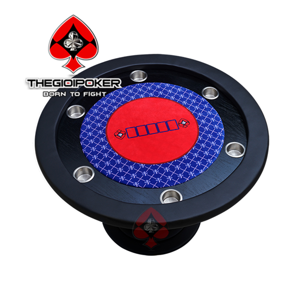 Bàn Poker Tròn được thiết kế dành cho 6 đến 8 người chơi