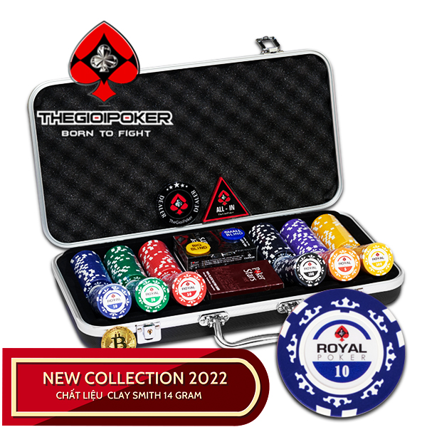 Bộ 300 Chip Poker Clay Royal Luxury 2022 được phân phối độc quyền bởi TGP