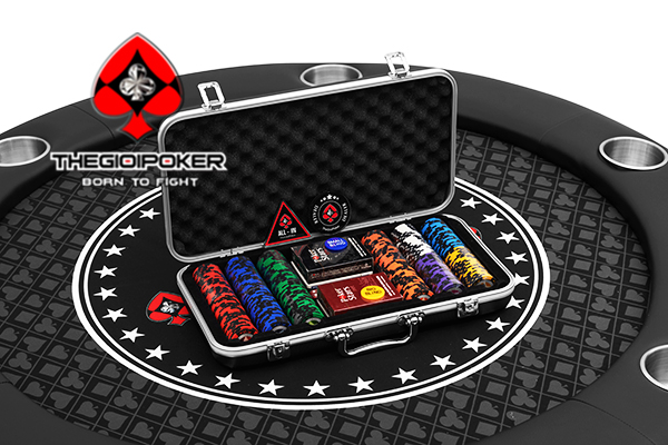 Bộ chip poker Star được đựng trong vali ABS cacbon cao cấp chính hãng