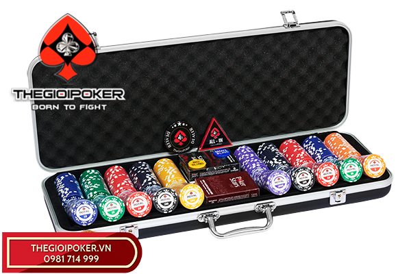 Bộ chip Poker 500 phỉnh poker Royal luxury new 2022