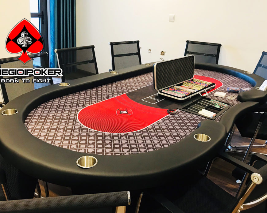 Hoàn thành lắp đặt 1 bàn poker chuyên nghiệp giải trí cho KH quận 2 HCM