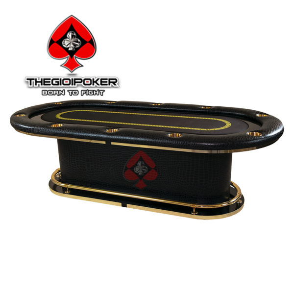 Bàn Poker Premium Fabric Black được nhập khẩu bởi TheGioiPoker