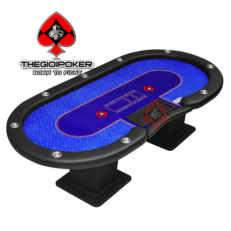 Bàn Poker Matrix Blue được nhập khẩu bởi TheGioiPoker