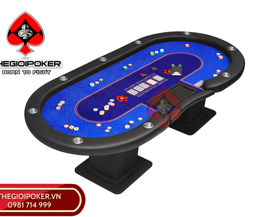 Bàn Poker chuyên nghiệp Matrix blue được phân phối độc quyền bởi TheGioiPoker