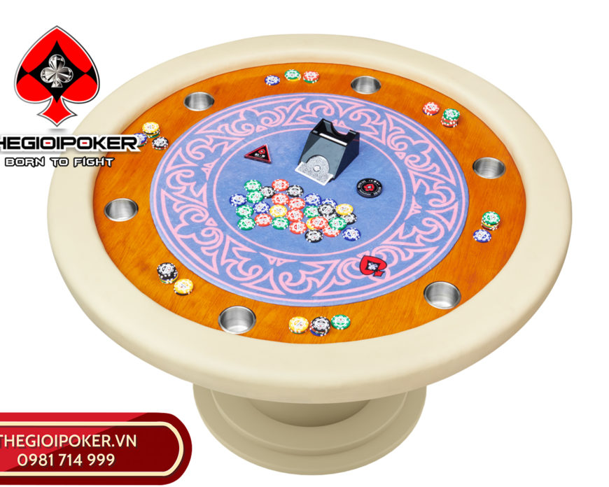 Bàn Poker tròn cao cấp nhập khẩu bởi TheGioiPoker