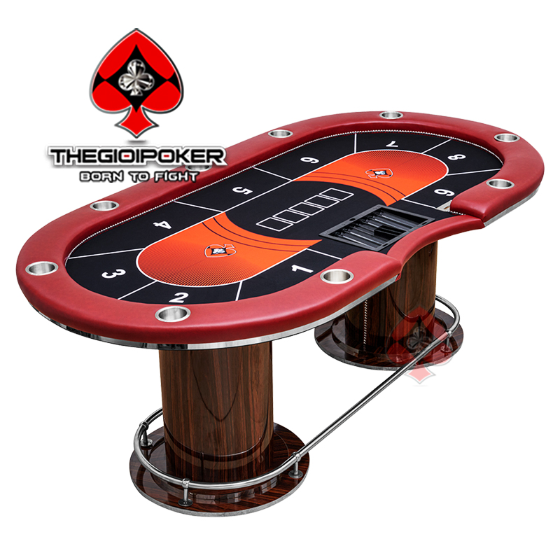 Meja Poker RockWell adalah kombinasi harmonis dari desain yang indah dan bahan berkualitas tinggi