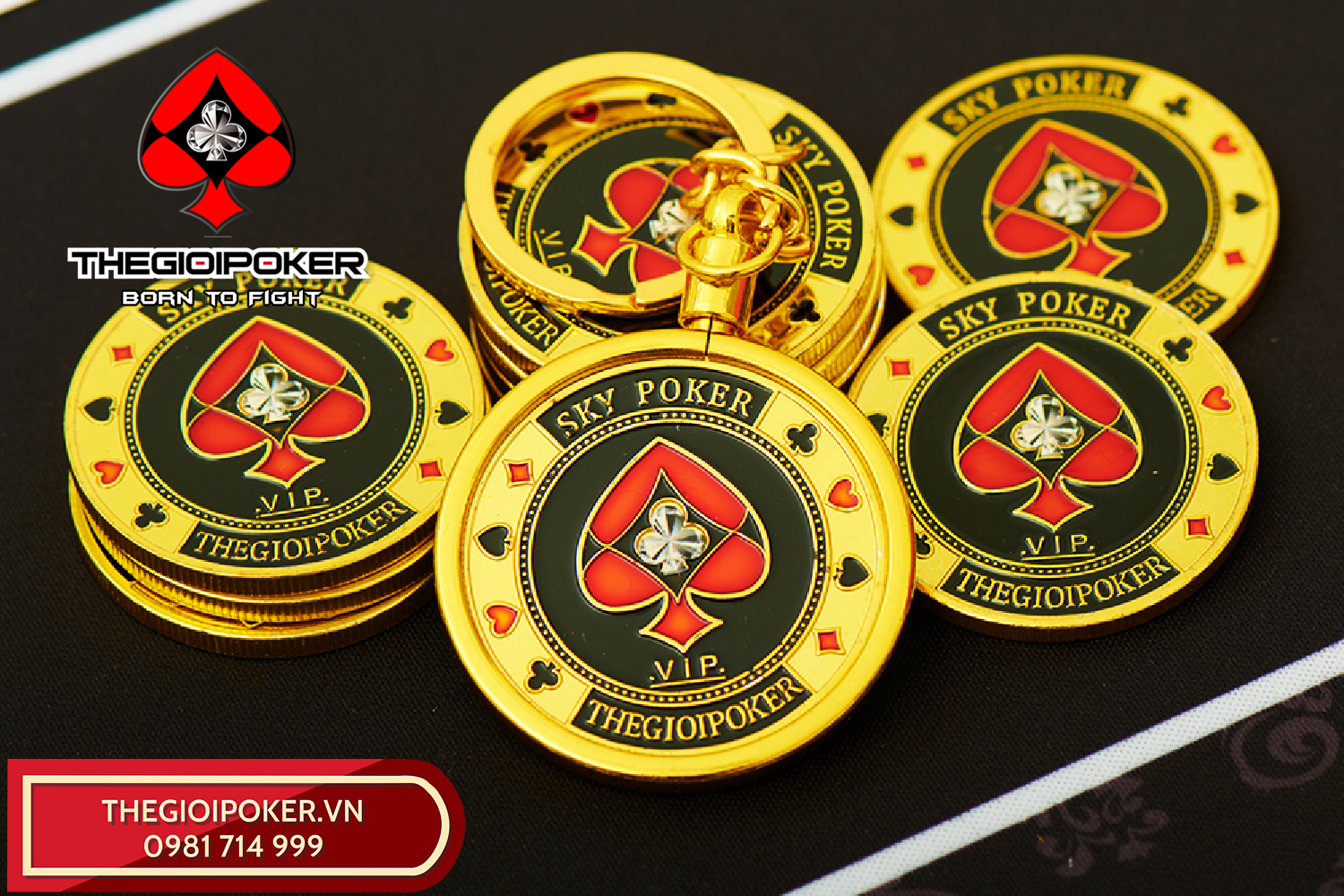 Xu Card Guard Chip Poker by TheGioiPoker