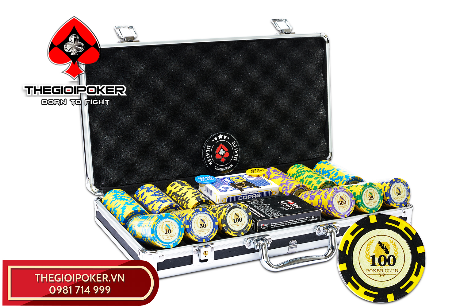 Bộ chip poker Patriot chính hãng được phân phối độc quyền bởi TheGioiPoker