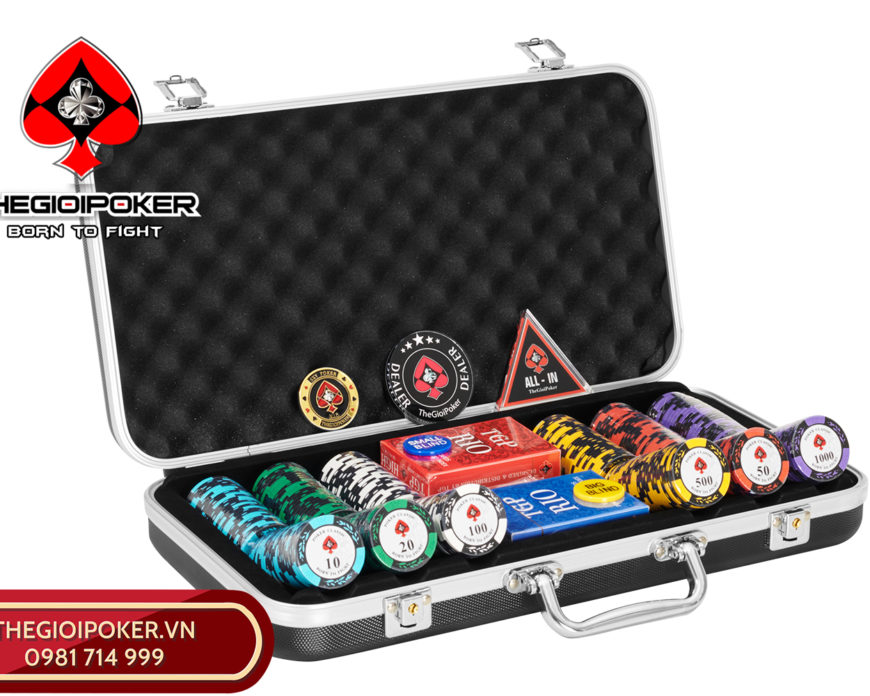 Bộ Chip Poker Classic Warrior được phân phối độc quyền bởi TheGioiPoker