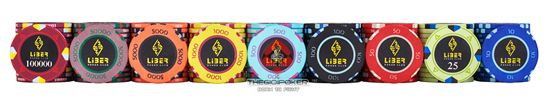 Chip Poker Ceramic Libers New 2023