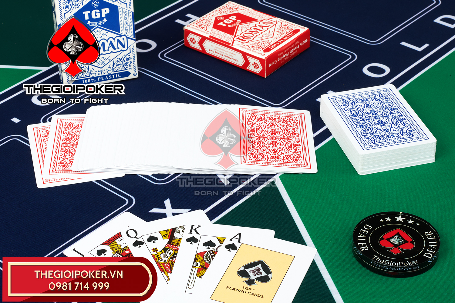 Bài tây nhựa ROMAN chính hãng được phân phối độc quyền bởi TheGioiPoker