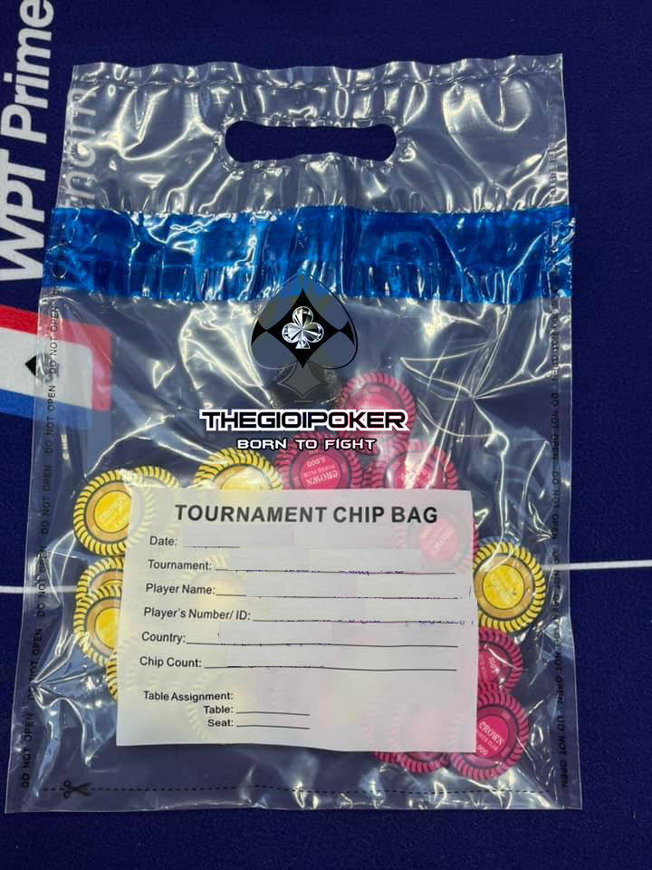 Chip Bag dùng để đựng chip poker khi di chuyển bàn chơi hoặc trong giờ giải lao