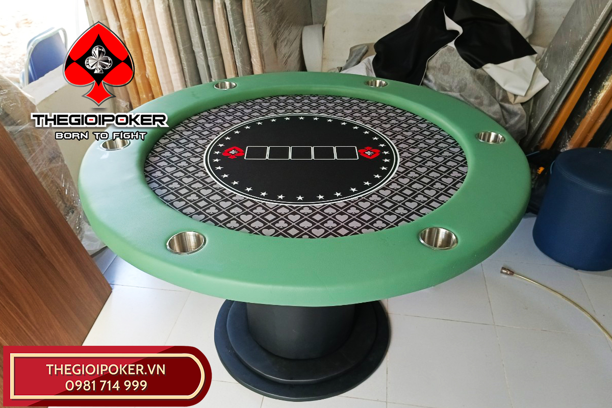 Bàn tròn poker được TheGioiPoker custom theo yêu cầu khách hàng