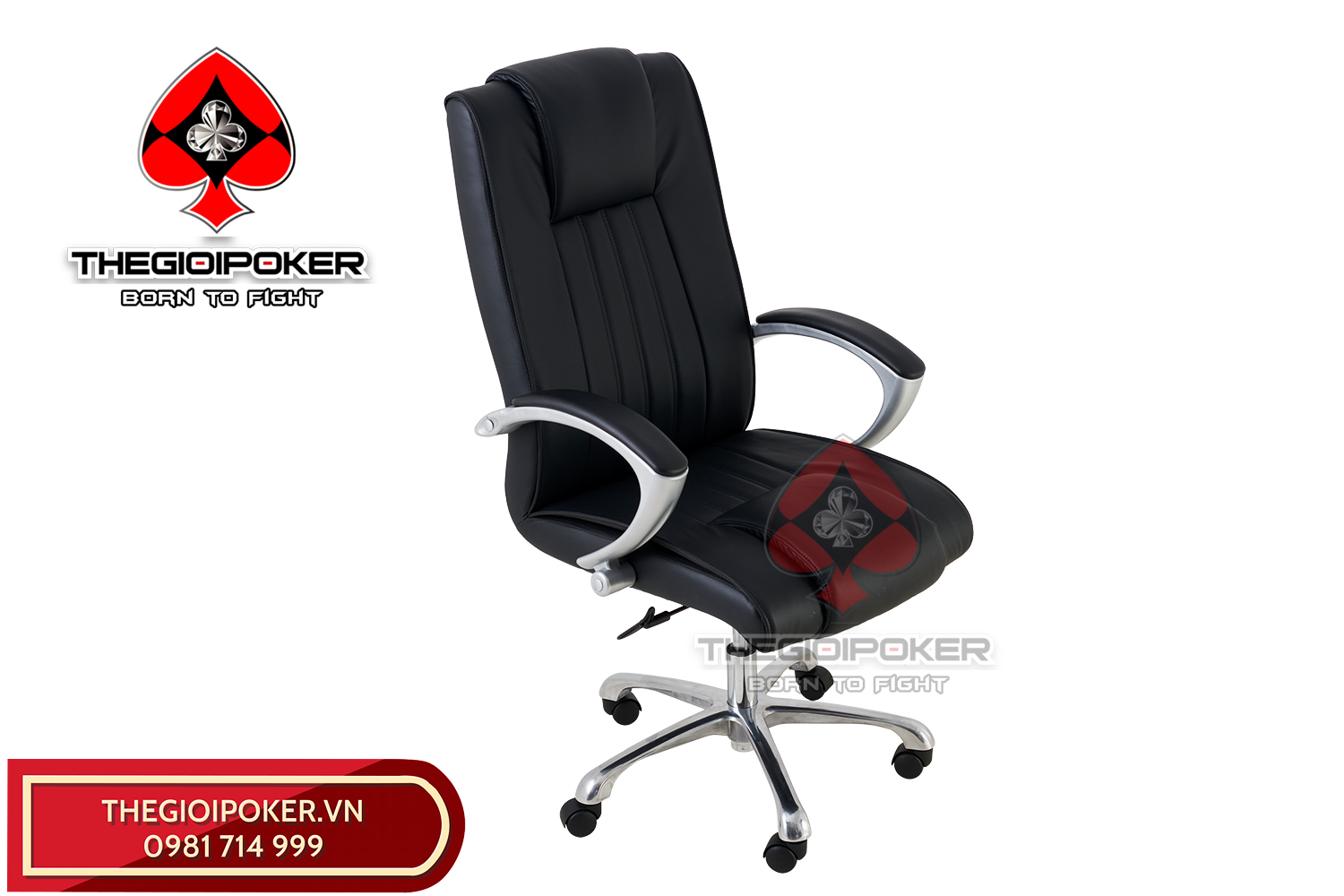 Ghế Poker SKy S01 Black Cao Cấp Chuyên Nghiệp