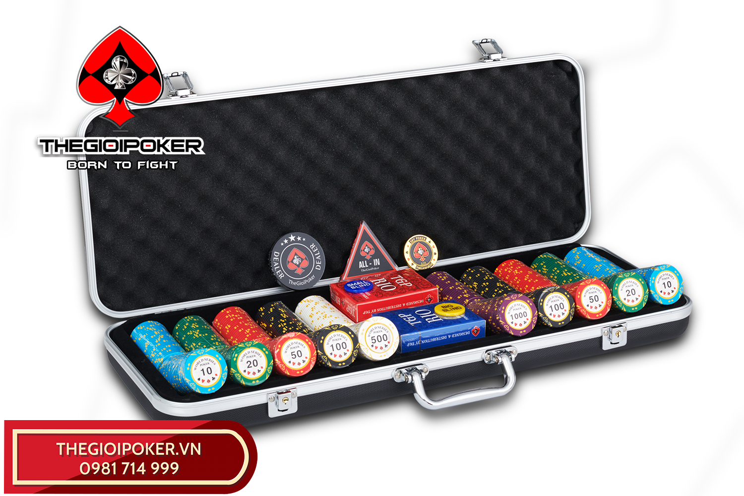 Chip Poker World Series Poker 500 phỉnh poker được TheGioiPoker phát hành độc quyền tại Việt Nam