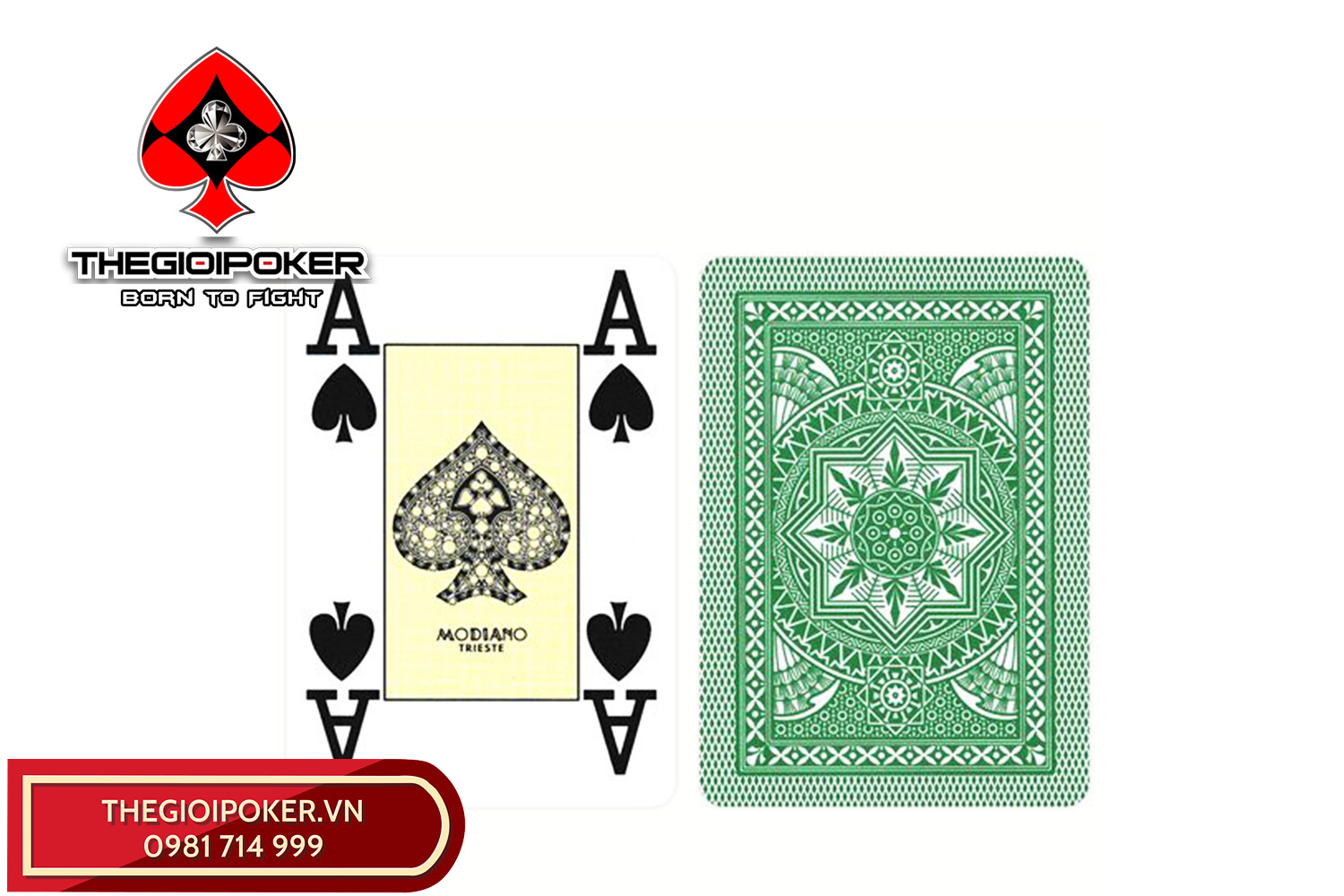 Lá bài poker được làm từ 100% Plastic kháng nước và rất bền