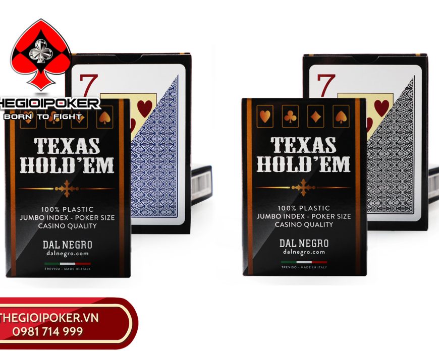 Bài Poker Texas Hold'em DalNegro Chính Hãng