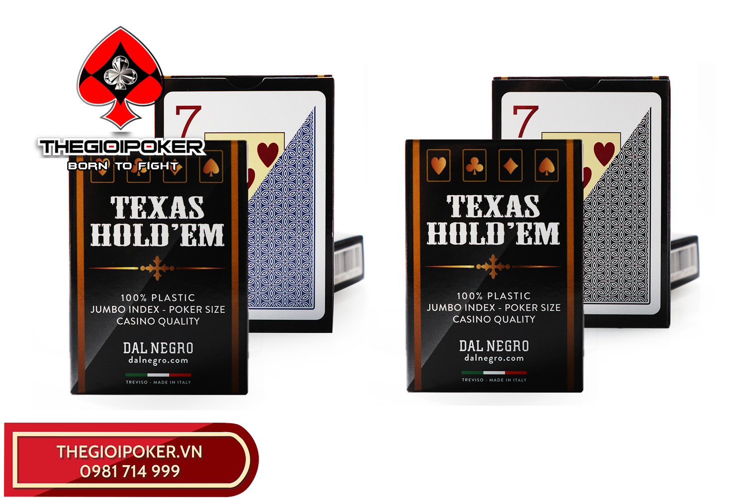 Bài Poker Texas Hold'em DalNegro Chính Hãng