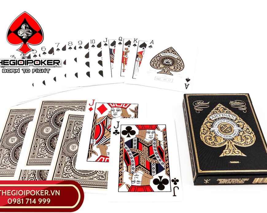 Bộ bài poker Artisan được sản xuất tại Mỹ bởi Theory11