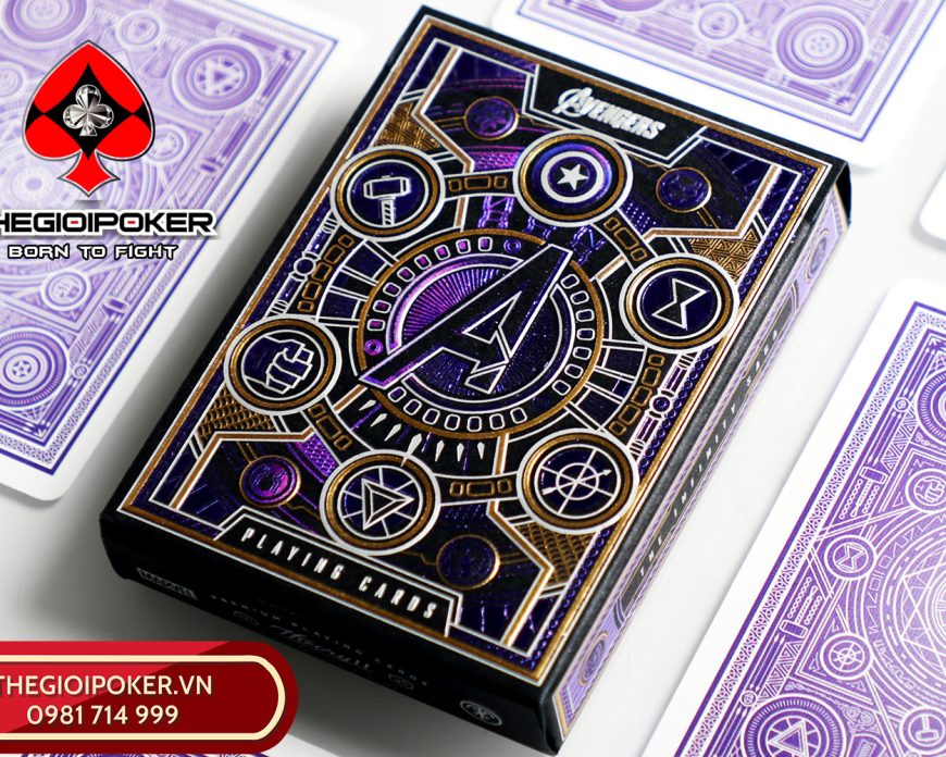 Bài Poker Avengers được sản xuất bởi Theory11 USA