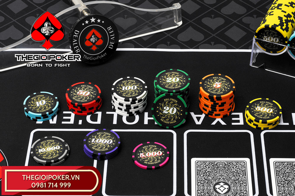 Bộ chip poker Roll cao cấp chính thức được phát hành tại Việt Nam