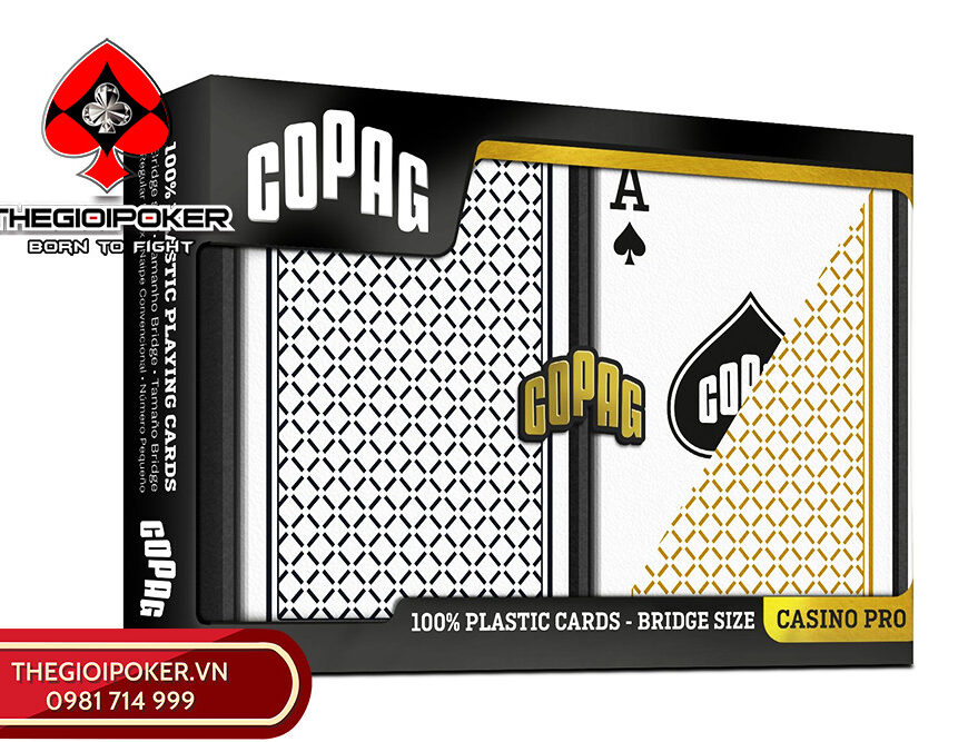Bộ bài poker copag casino pro cao cấp