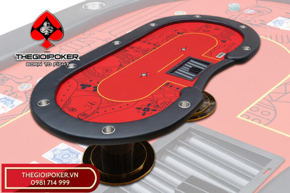TheGioiPoker ra mắt bộ sưu tập bàn poker Lancaster Red mới nhất 2025