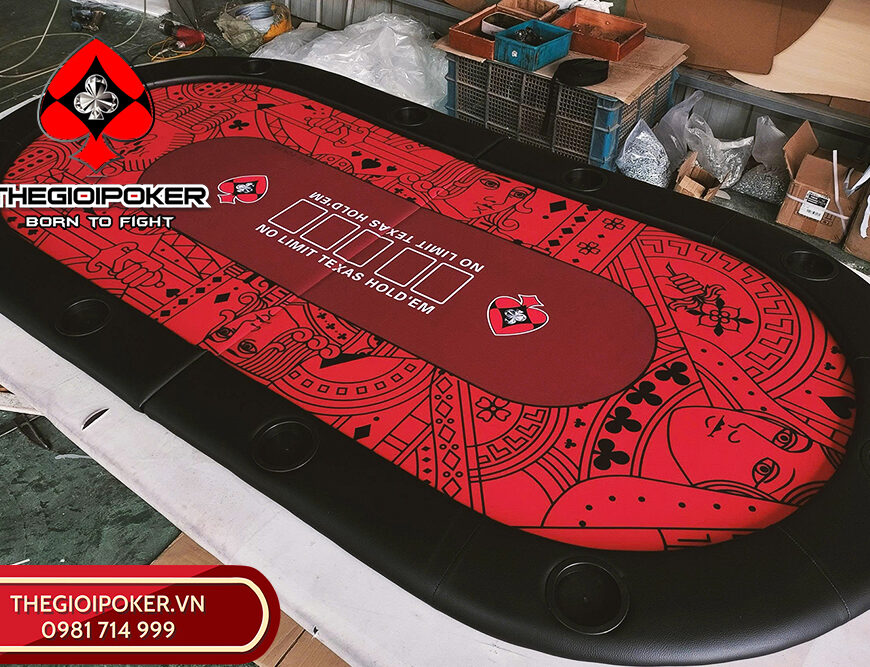 Mặt bàn poker gấp đa năng tiện dụng được sản xuất bởi RollPoker
