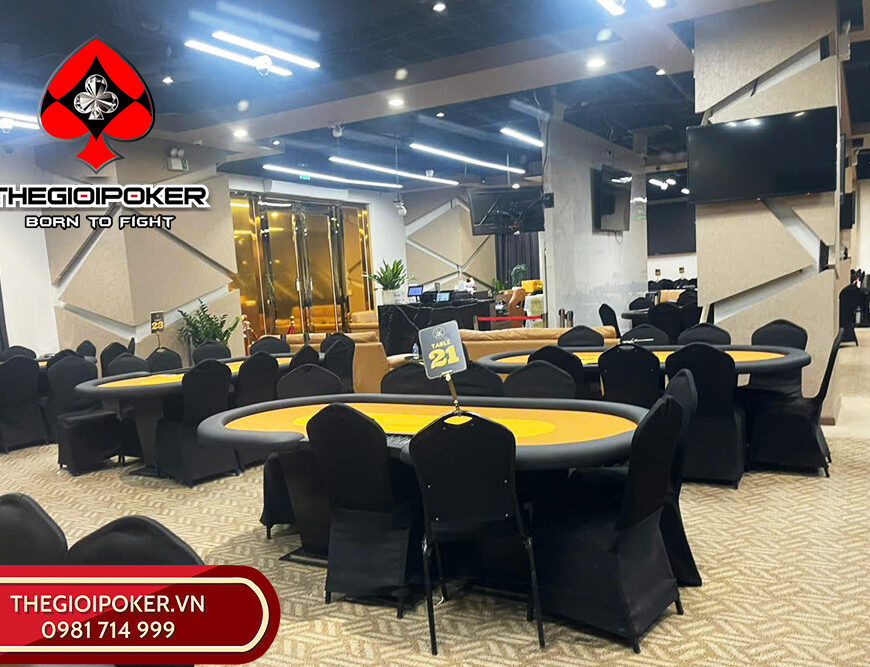 Thế Giới Poker thay mặt bàn poker cho Sài Gòn Poker Club