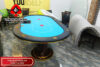 Hoàn thiện lắp đặt bàn poker thiết kế riêng cho khách hàng