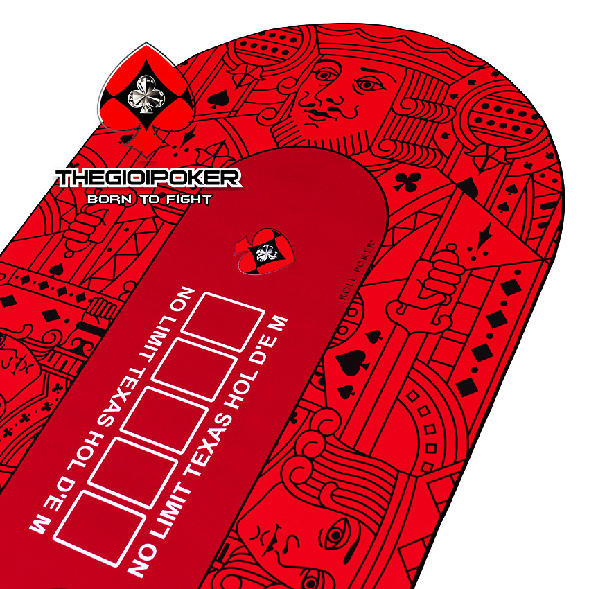 Mặt thảm poker được thiết kế hiện đại và sang trọng