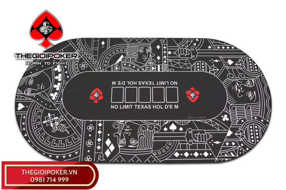 Thảm Poker cao su ACE Black đã chính thức được phân phối bởi Thế Giới Poker