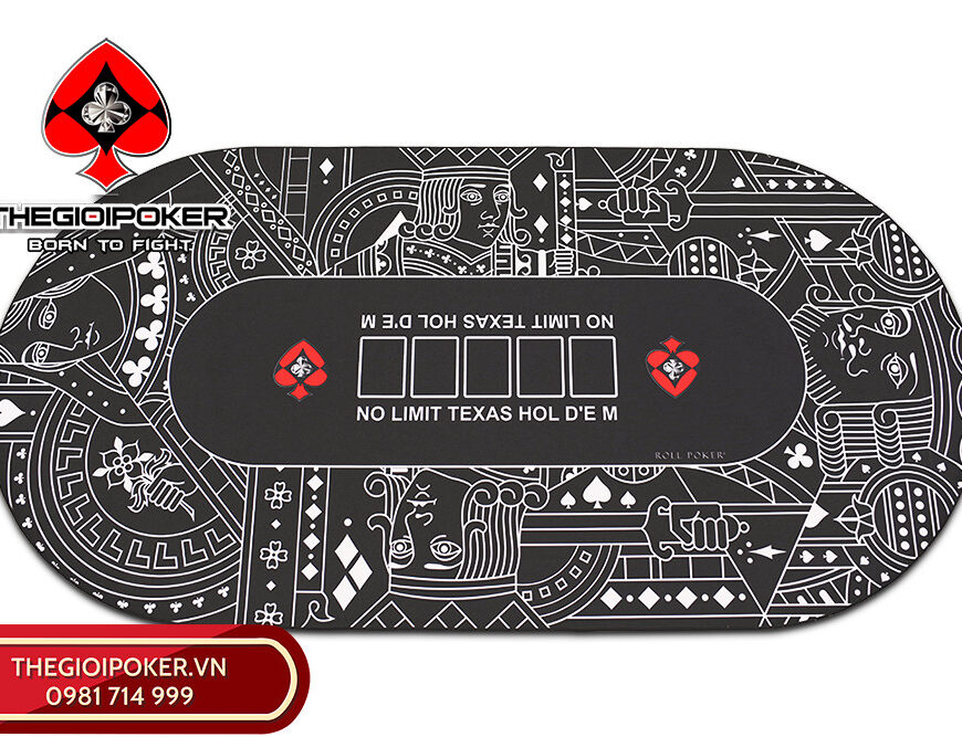 Thảm Poker cao su ACE Black đã chính thức được phân phối bởi Thế Giới Poker