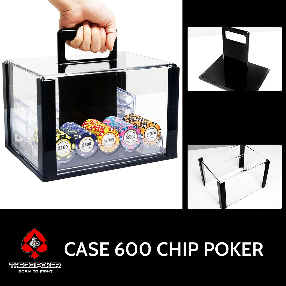 Việc tháo lắp dễ dàng giúp bạn kiểm đếm chip poker luôn chính xác