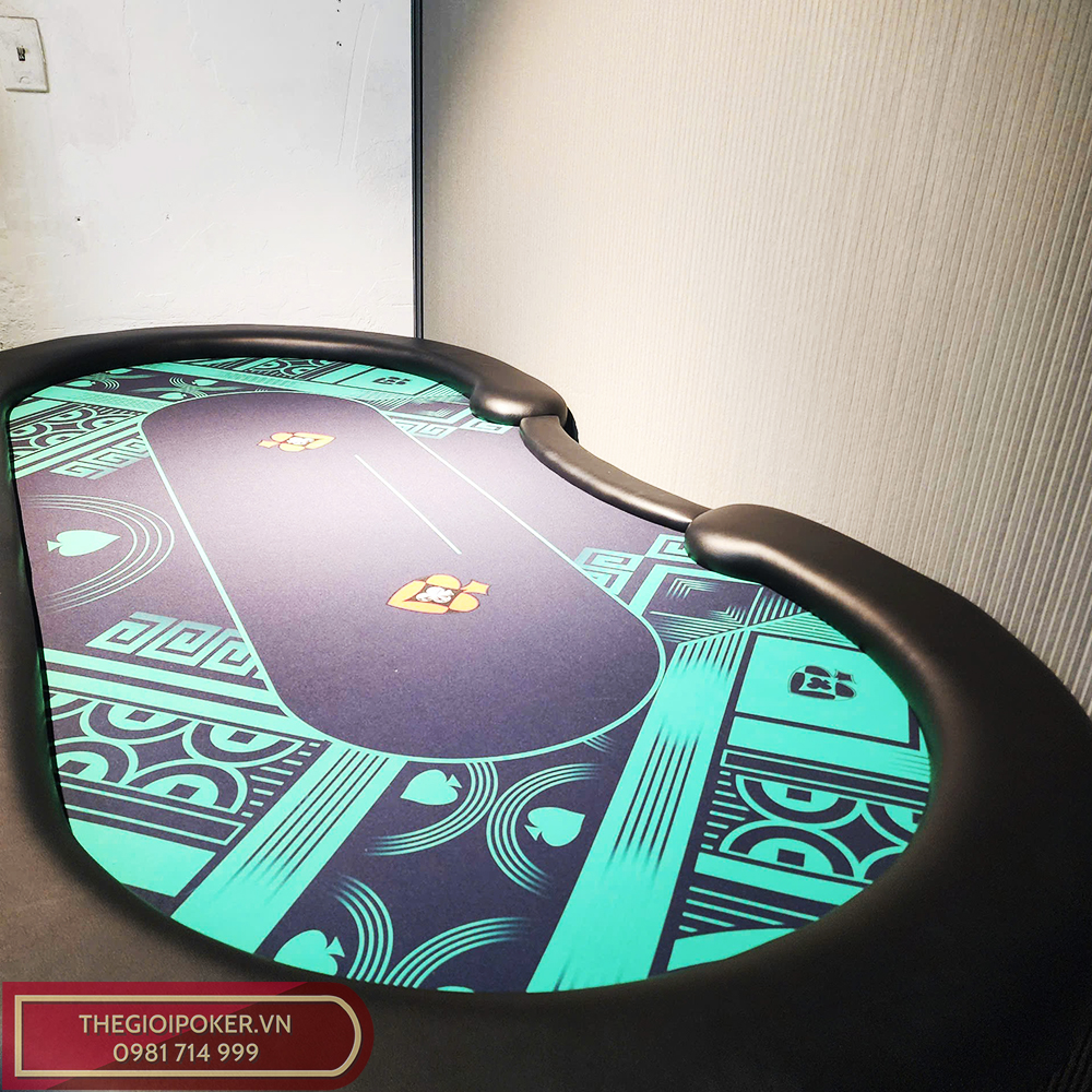 Bàn Poker được thiết kế kích thước nhỏ để vừa văn với không gian nhỏ của khách hàng
