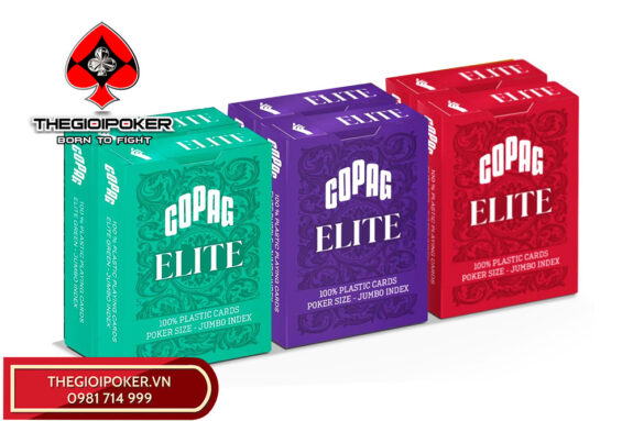 Thế Giới Poker giới thiệu bộ ba bài poker Copag Elite chính hãng