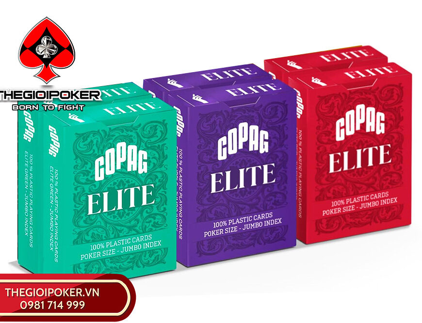 Thế Giới Poker giới thiệu bộ ba bài poker Copag Elite chính hãng