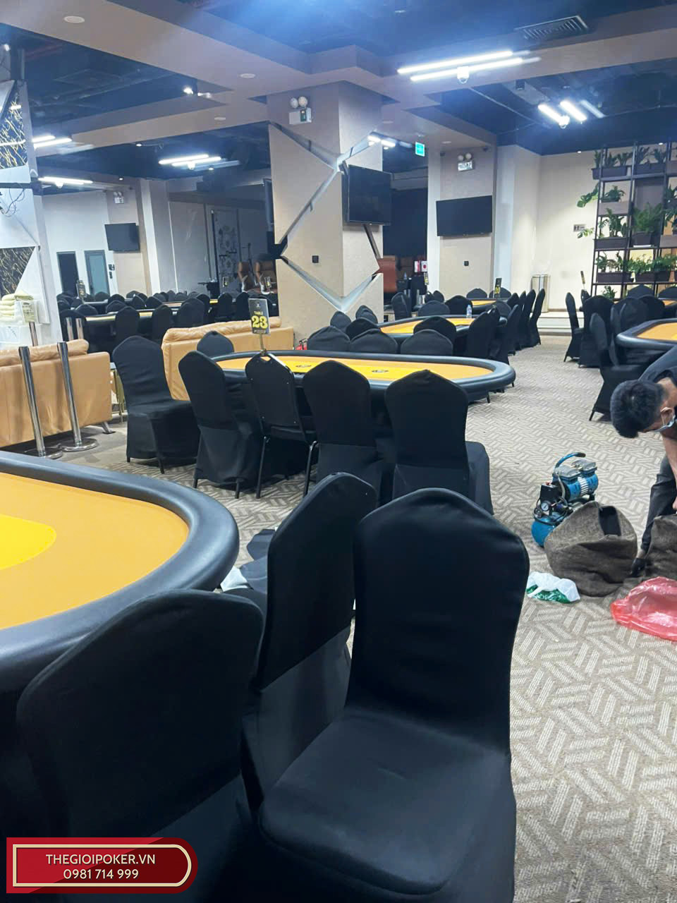 Thế Giới Poker hoàn thiện thay mặt 27 bàn poker tại Sài Gòn Poker Room Hồ Chí Minh