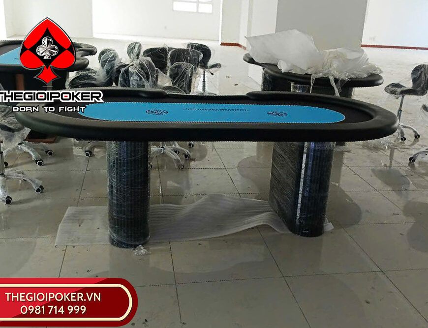 Thế Giới Poker hoàn thiện 3 bàn poker chuyên nghiệp thiết kế riêng tại Hồ Chí Minh